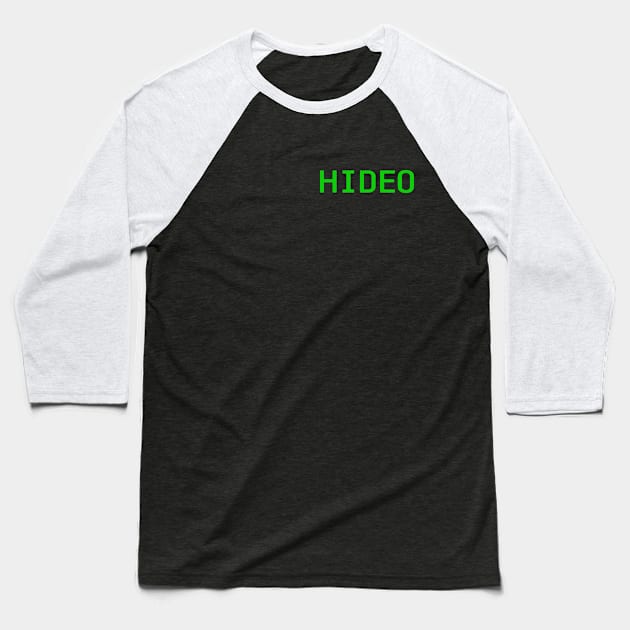 hideo Baseball T-Shirt by allysontx